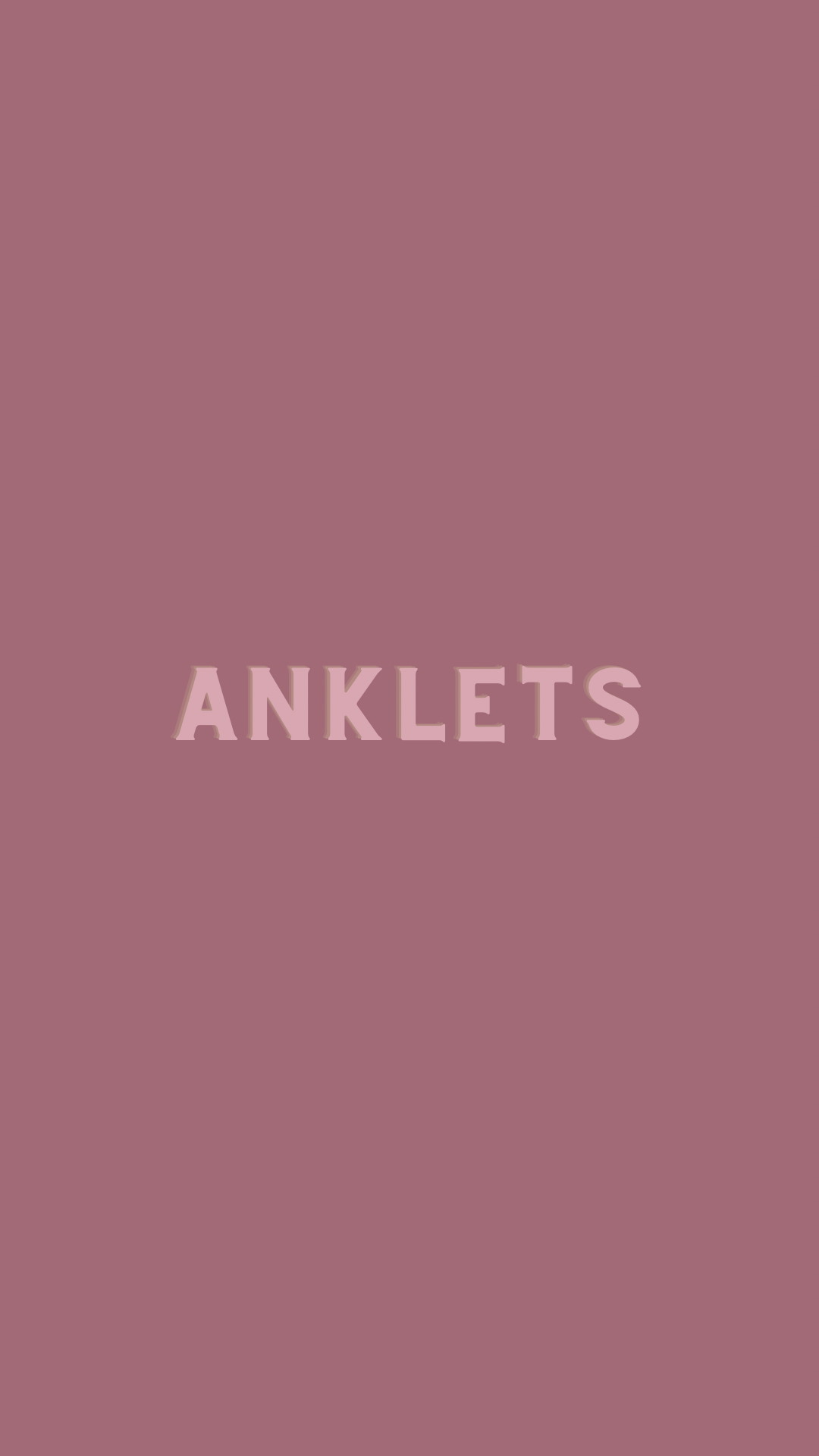 Anklets