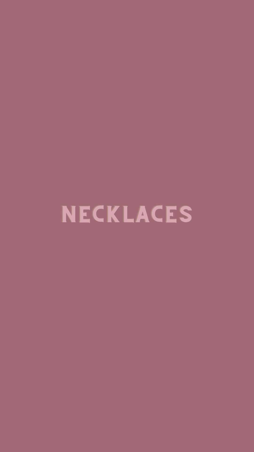 Necklaces