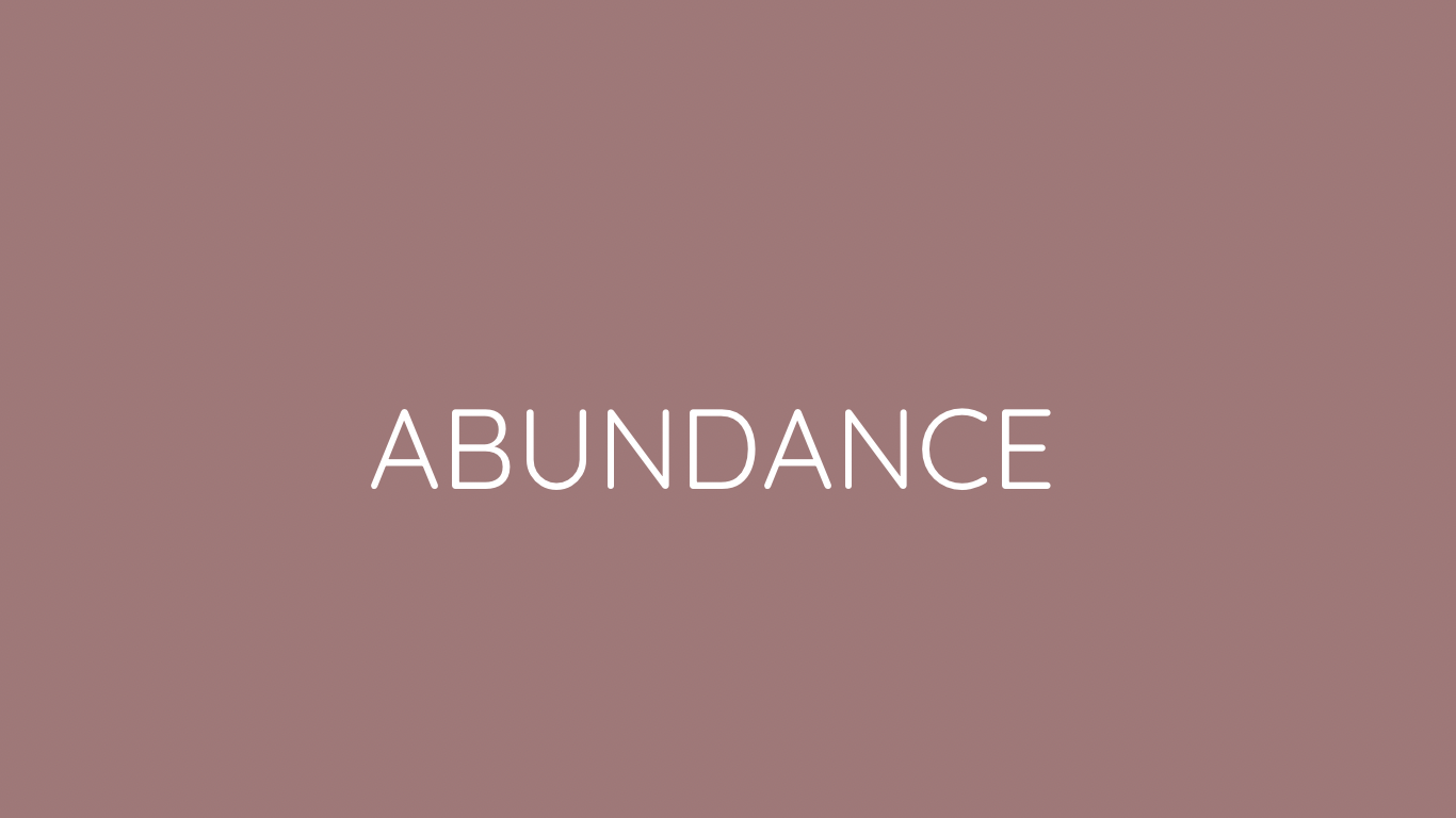 Abundance