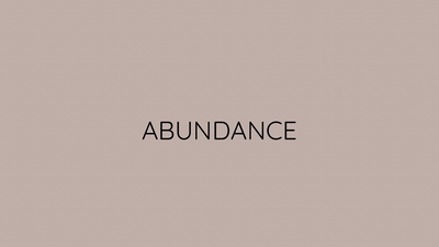 Abundance