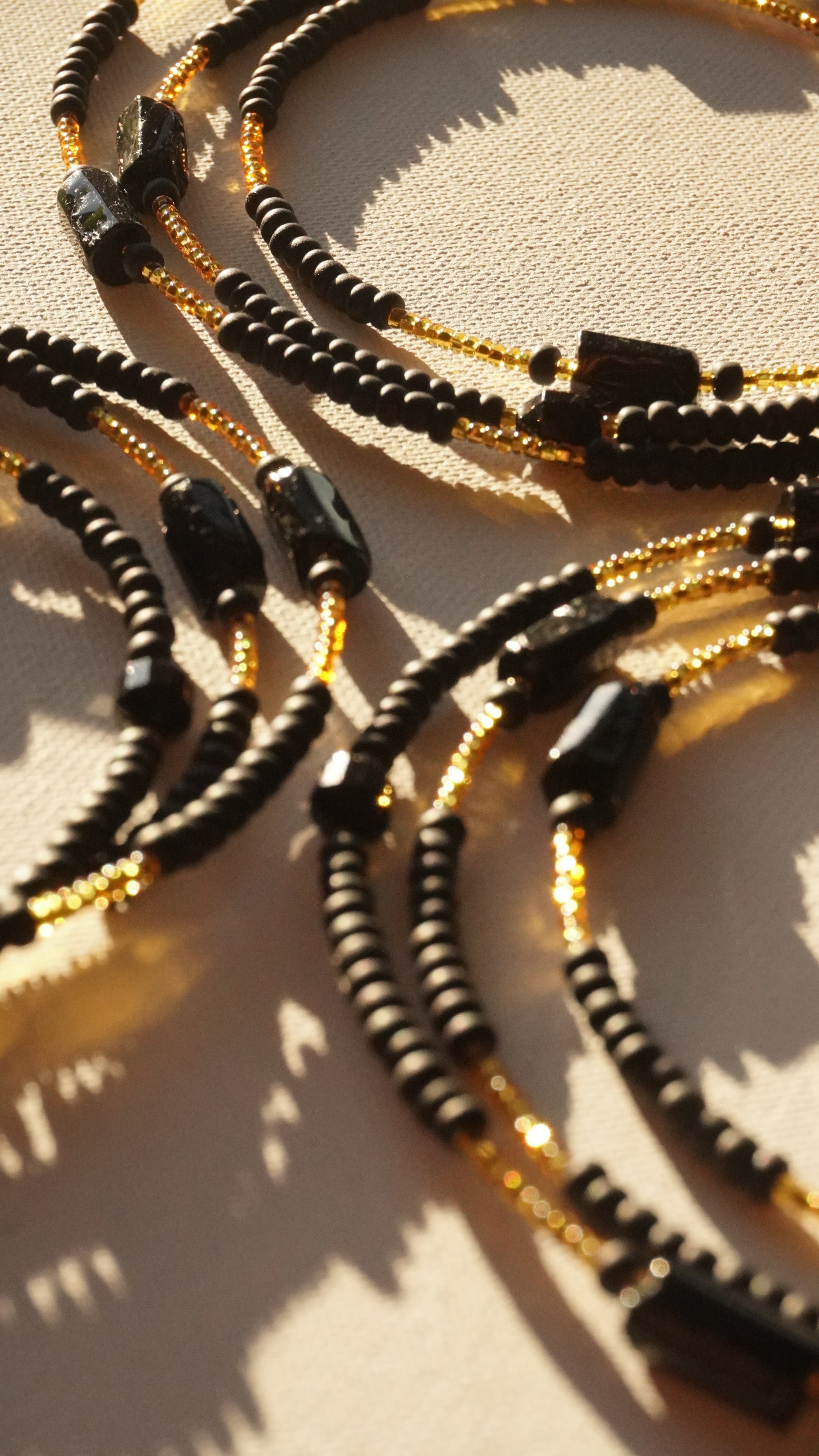 Black Tourmaline Waist Bead