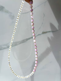 Kunzite and Moonstone Necklace