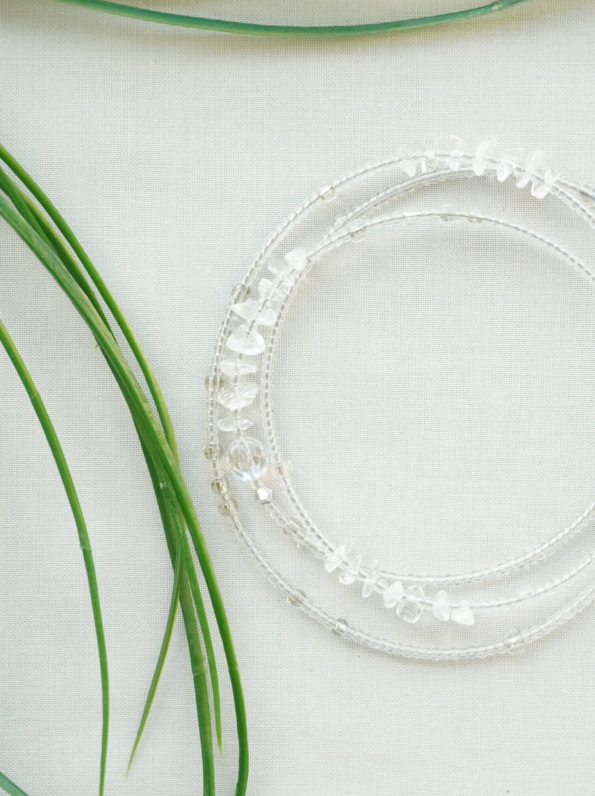 Clear Quartz Waist Bead