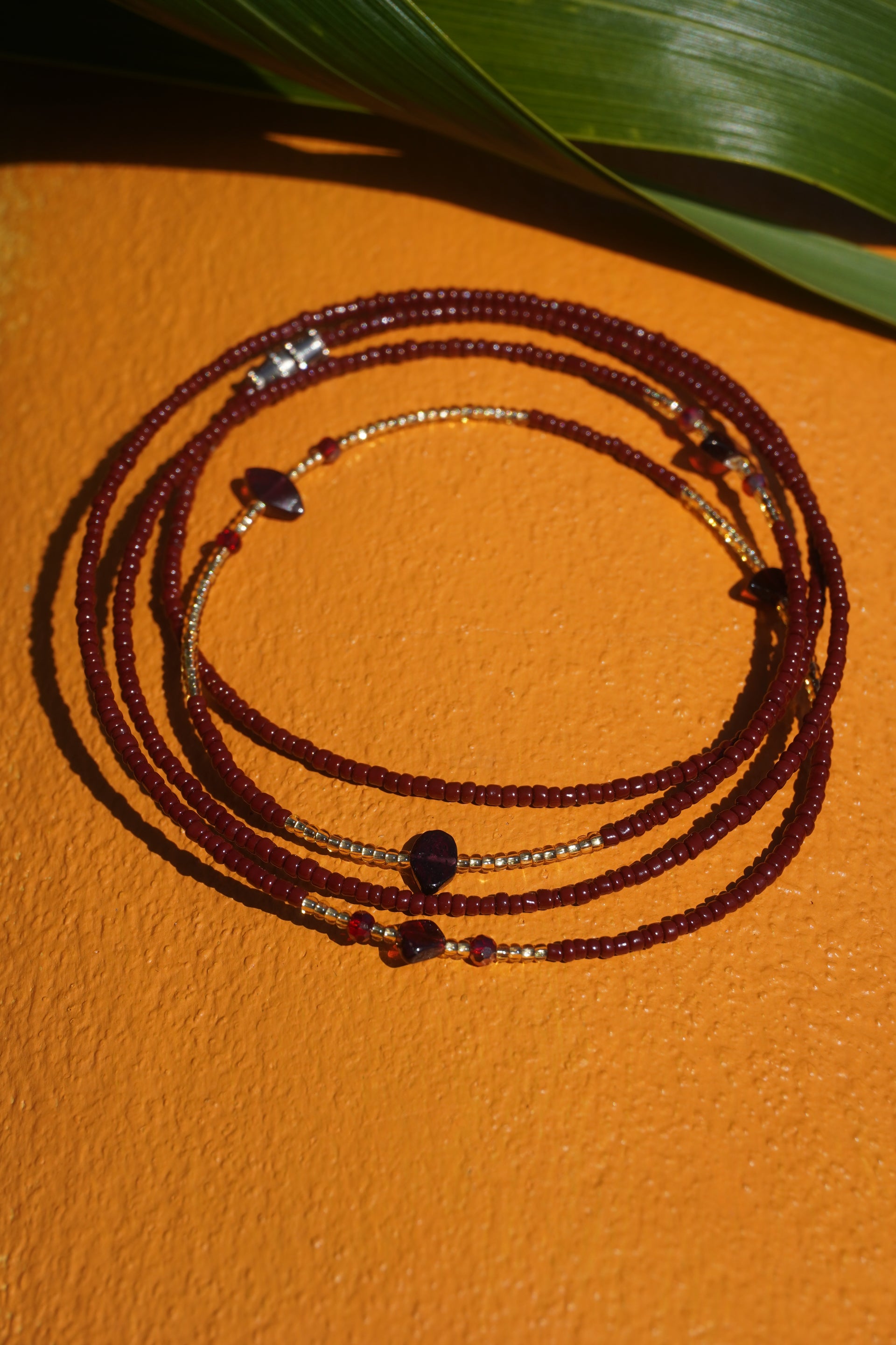 Red Garnet Waist Bead